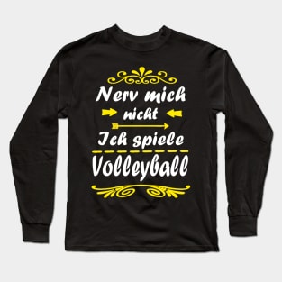 Volleyball Sport Beachvolleyball Long Sleeve T-Shirt